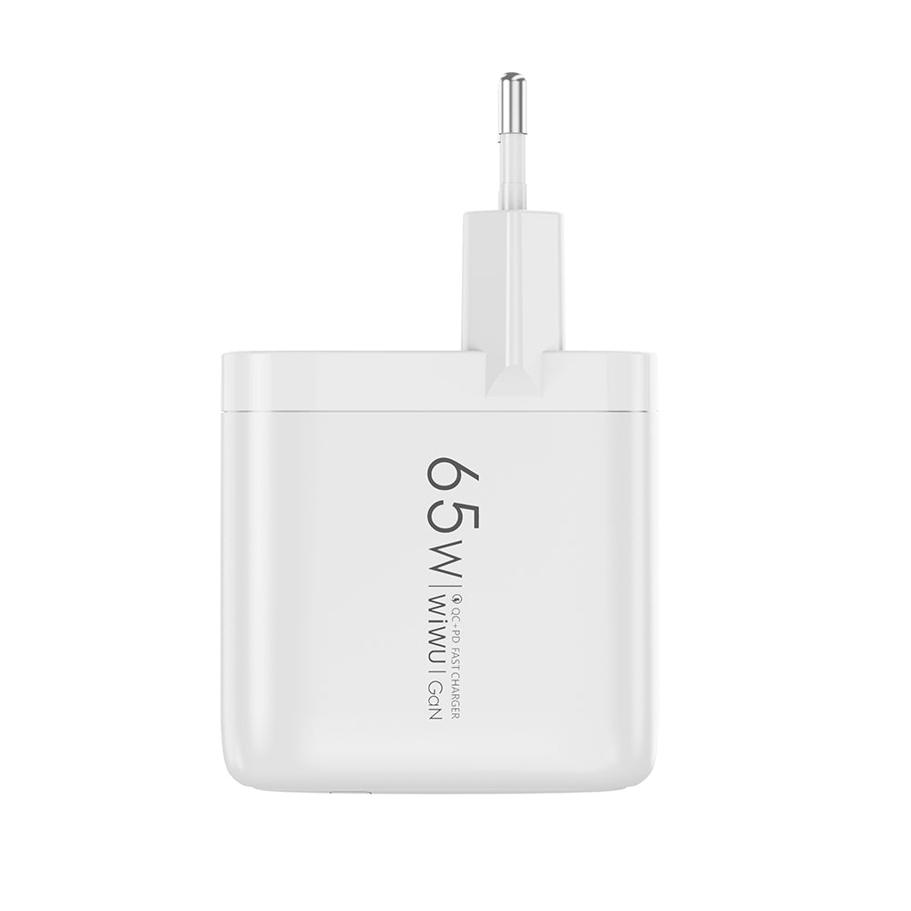 Wiwu Wi-U024 EU Serisi Dual Type-C PD & USB-A GaN Teknolojili Hızlı Şarj Başlığı 65W Wiwu Wi-U024 EU Serisi Dual Type-C PD & USB-A GaN Teknolojili Hızlı Şarj Başlığı 65W